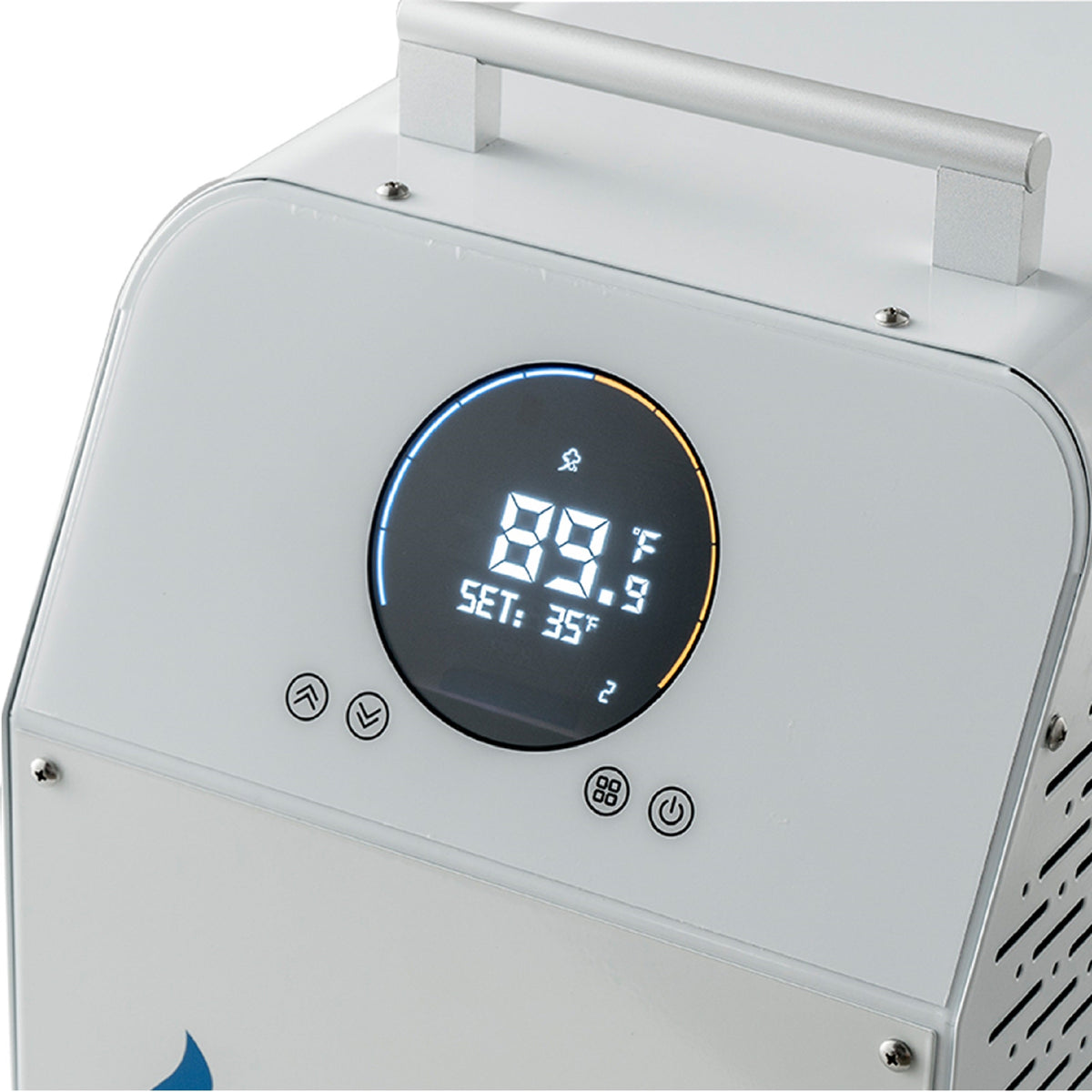 Dynamic Cold Therapy Premier 0.8 HP chiller touchscreen detail