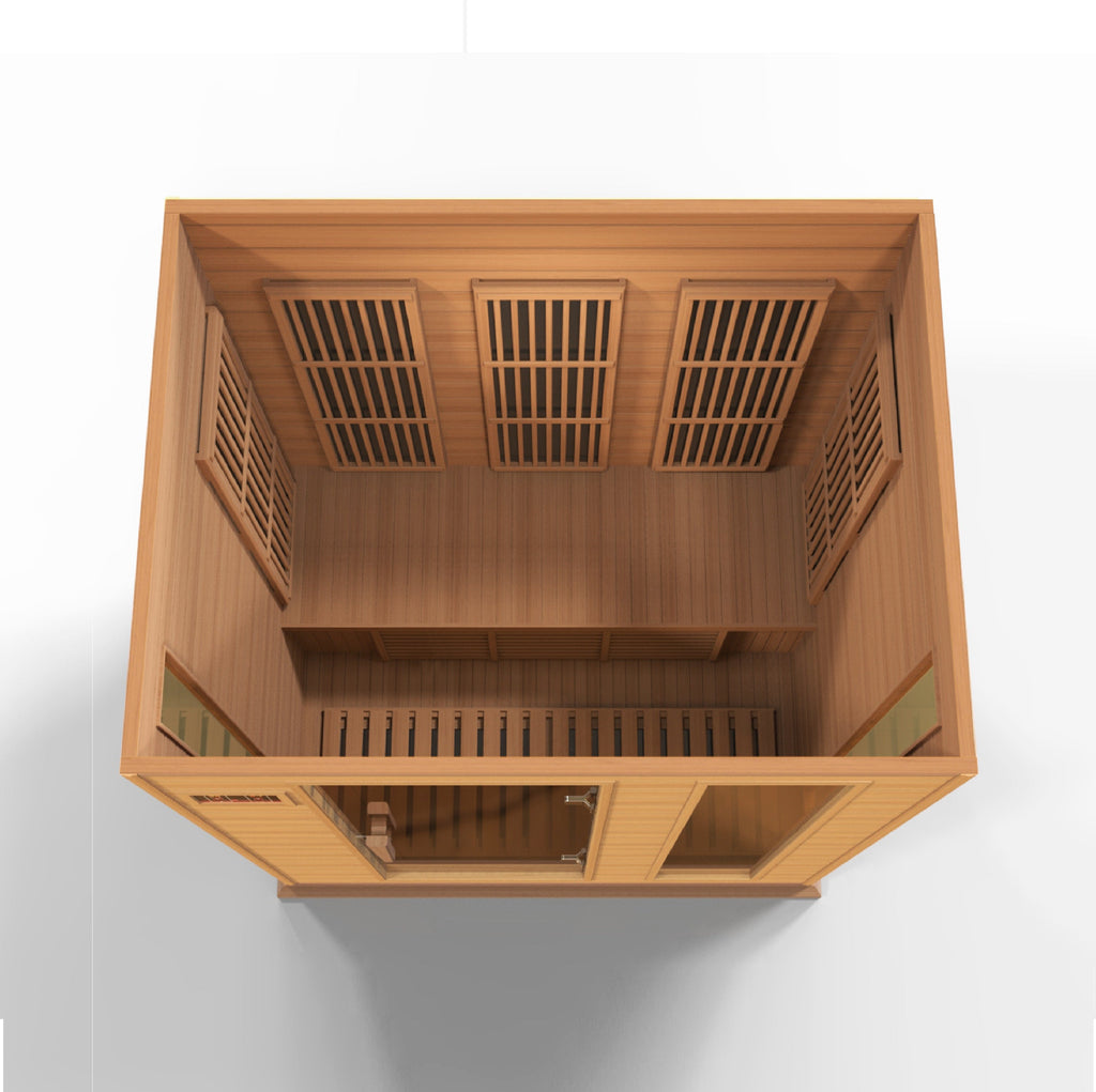 Sauna interior and construction detail
