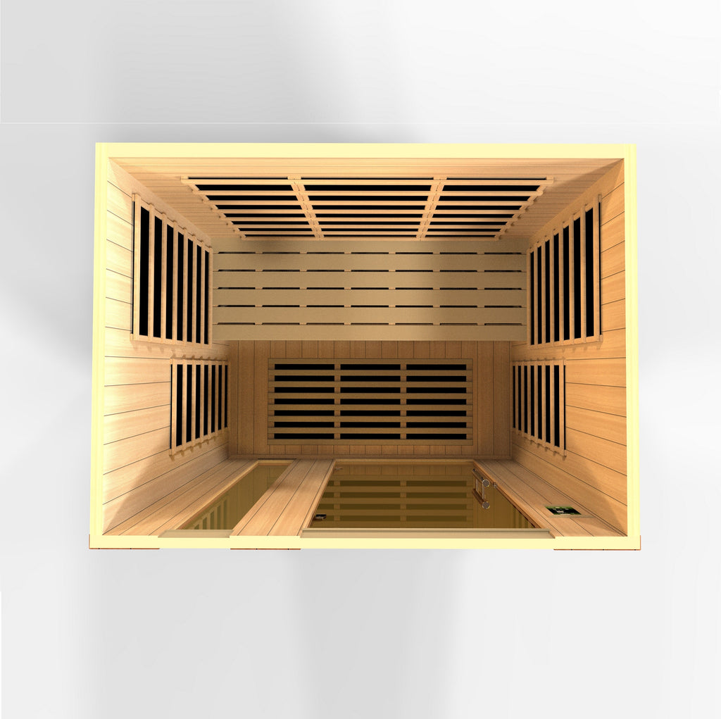 Dynamic Lugano Elite 3-Person Ultra Low EMF Far Infrared Sauna — additional manufacturer view