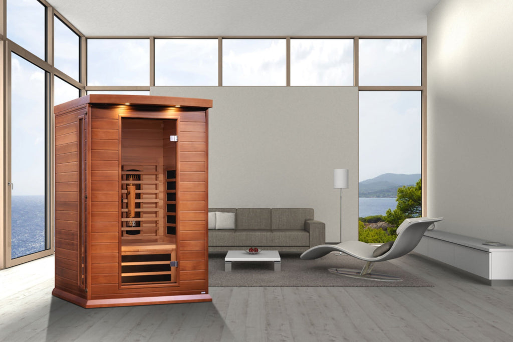 Maxxus 2-Person Full Spectrum Infrared Sauna — Red Cedar — additional manufacturer view