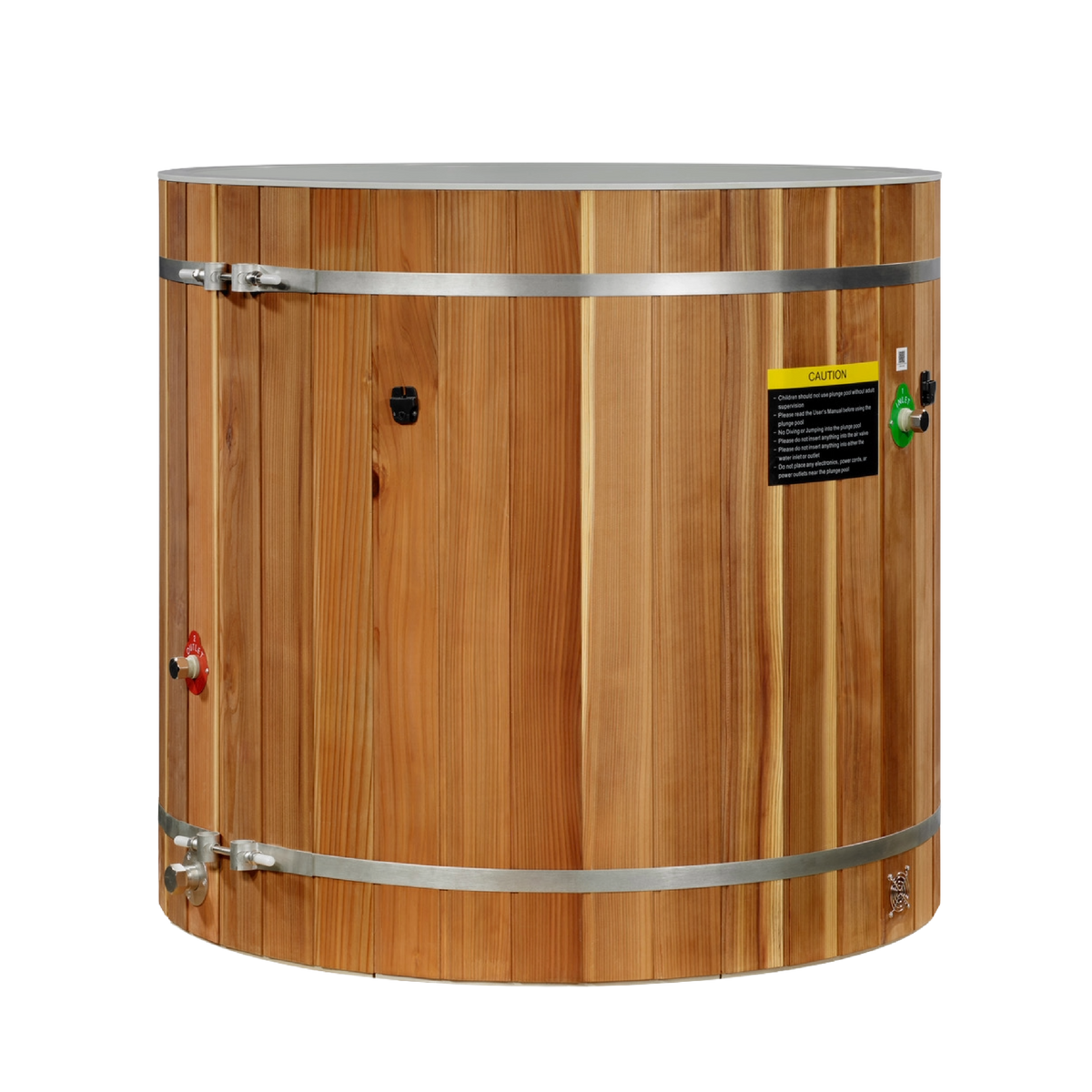 Dynamic Cold Therapy 42-Inch Barrel Cold Plunge Tub — Tub Only — additional manufacturer view