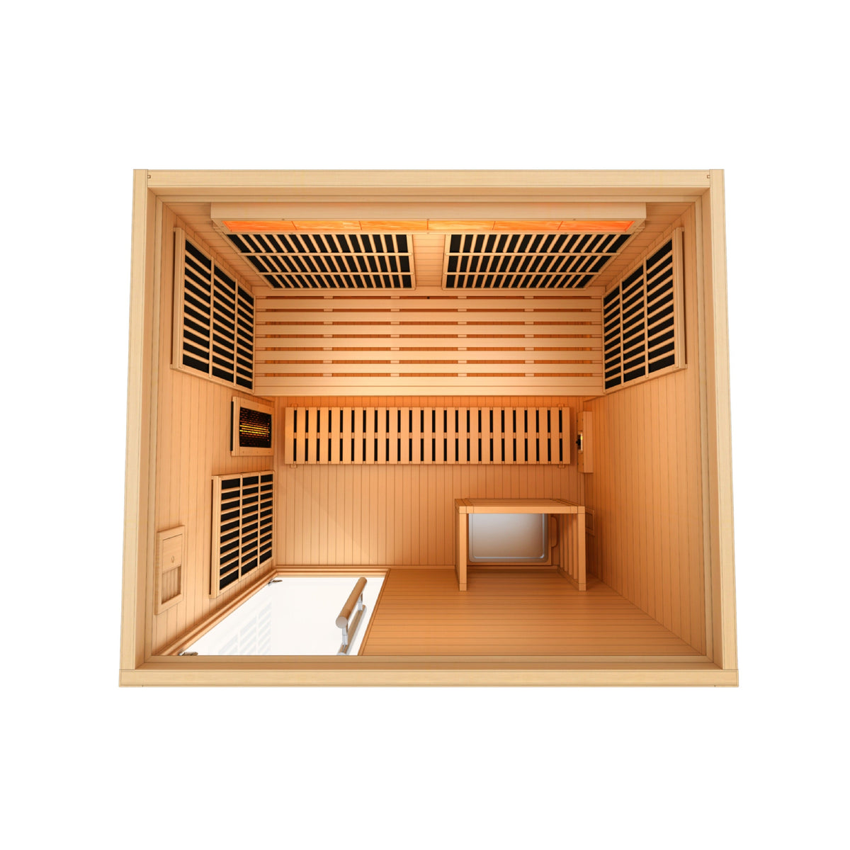 Golden Designs Soria 3-Person Indoor Hybrid Sauna — additional manufacturer view