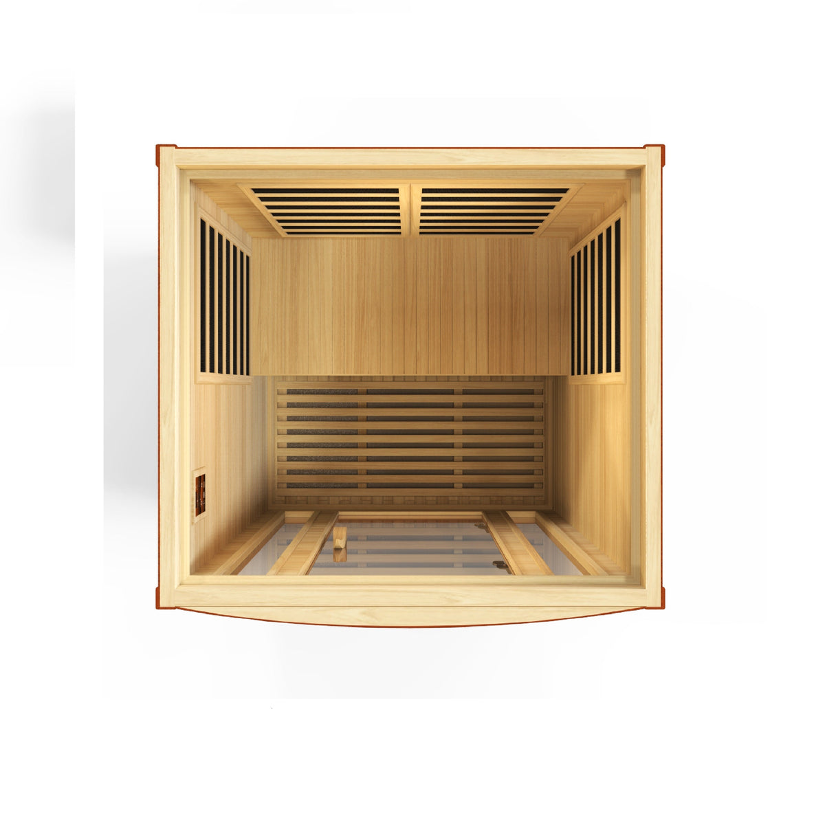 Sauna interior and construction detail