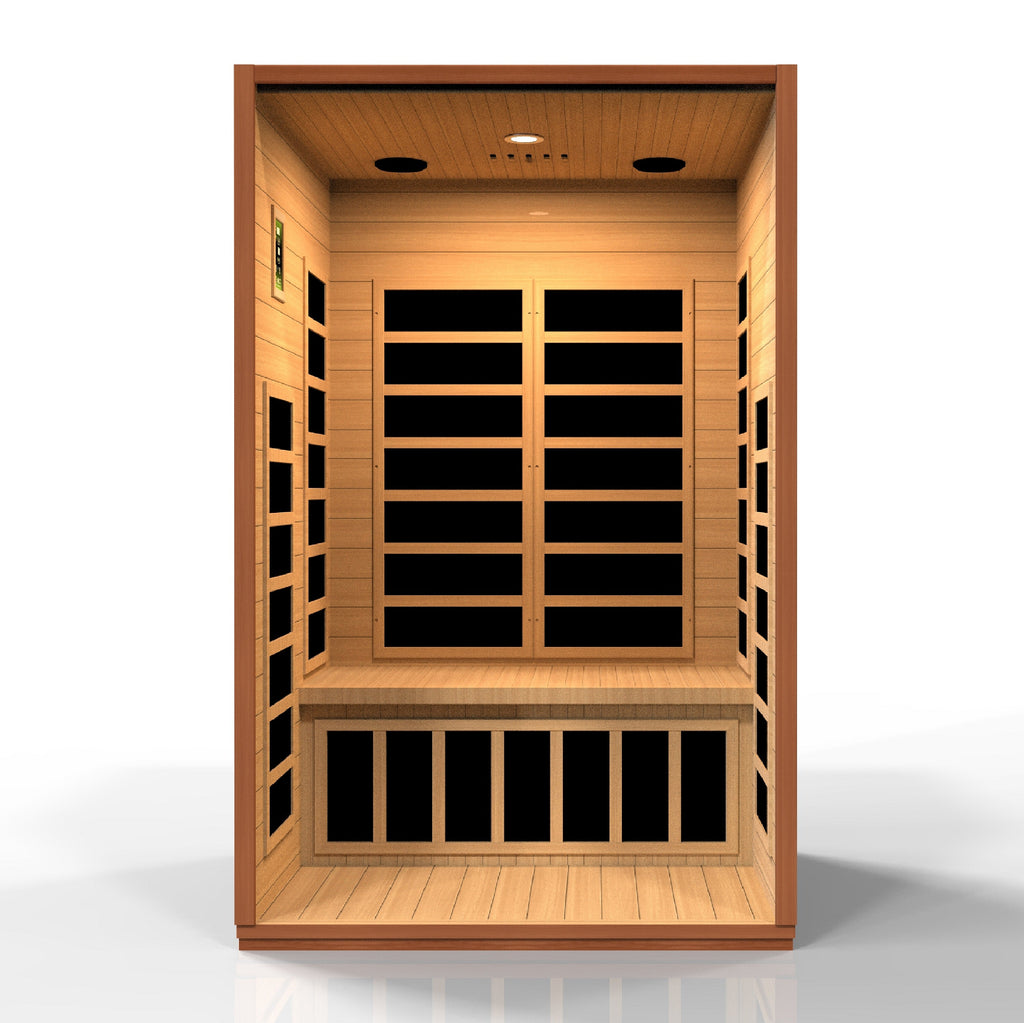 Sauna interior and construction detail