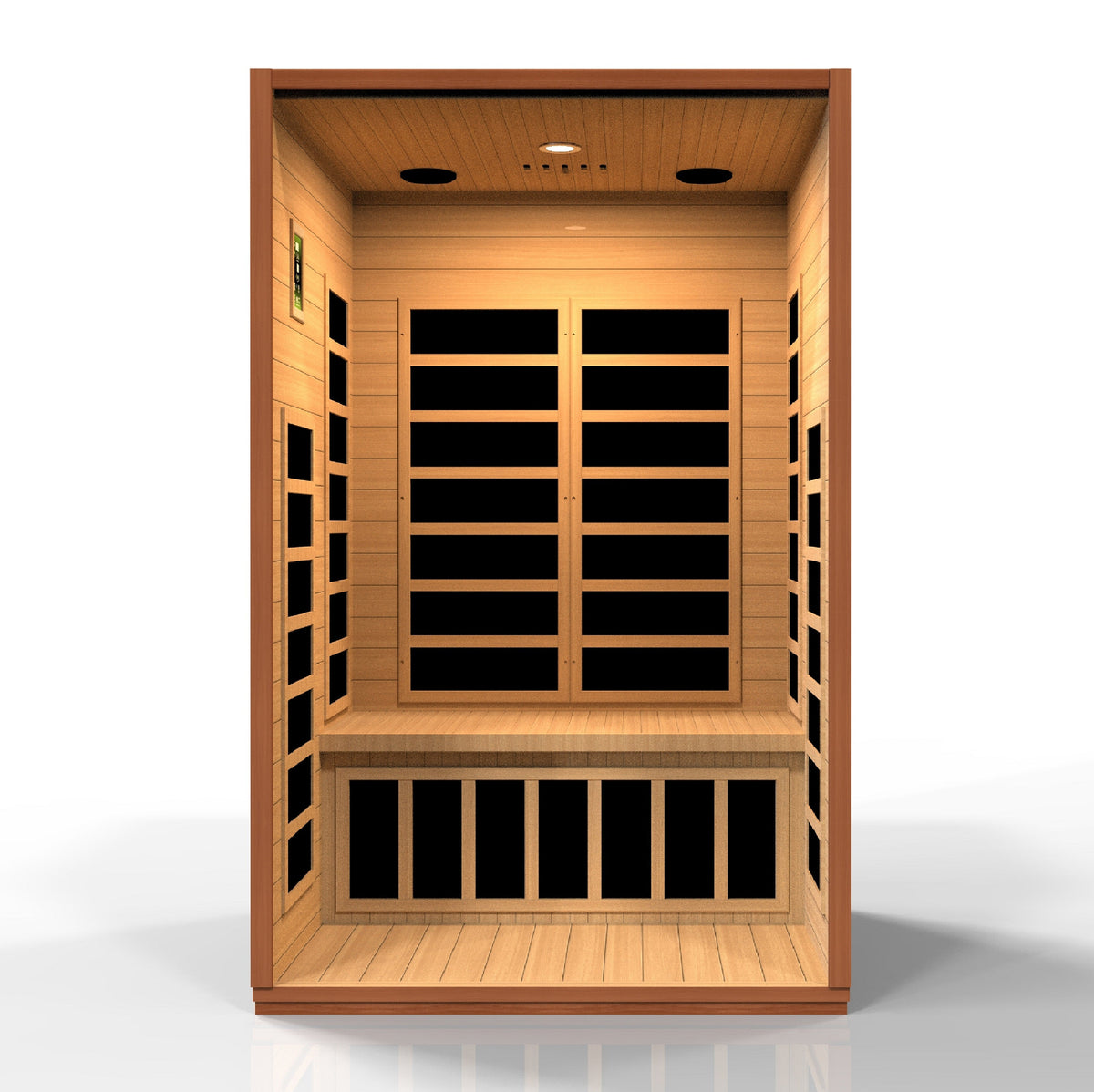 Sauna interior and construction detail