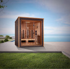 Golden Designs Visby 3-Person Hybrid Outdoor Sauna — additional manufacturer view