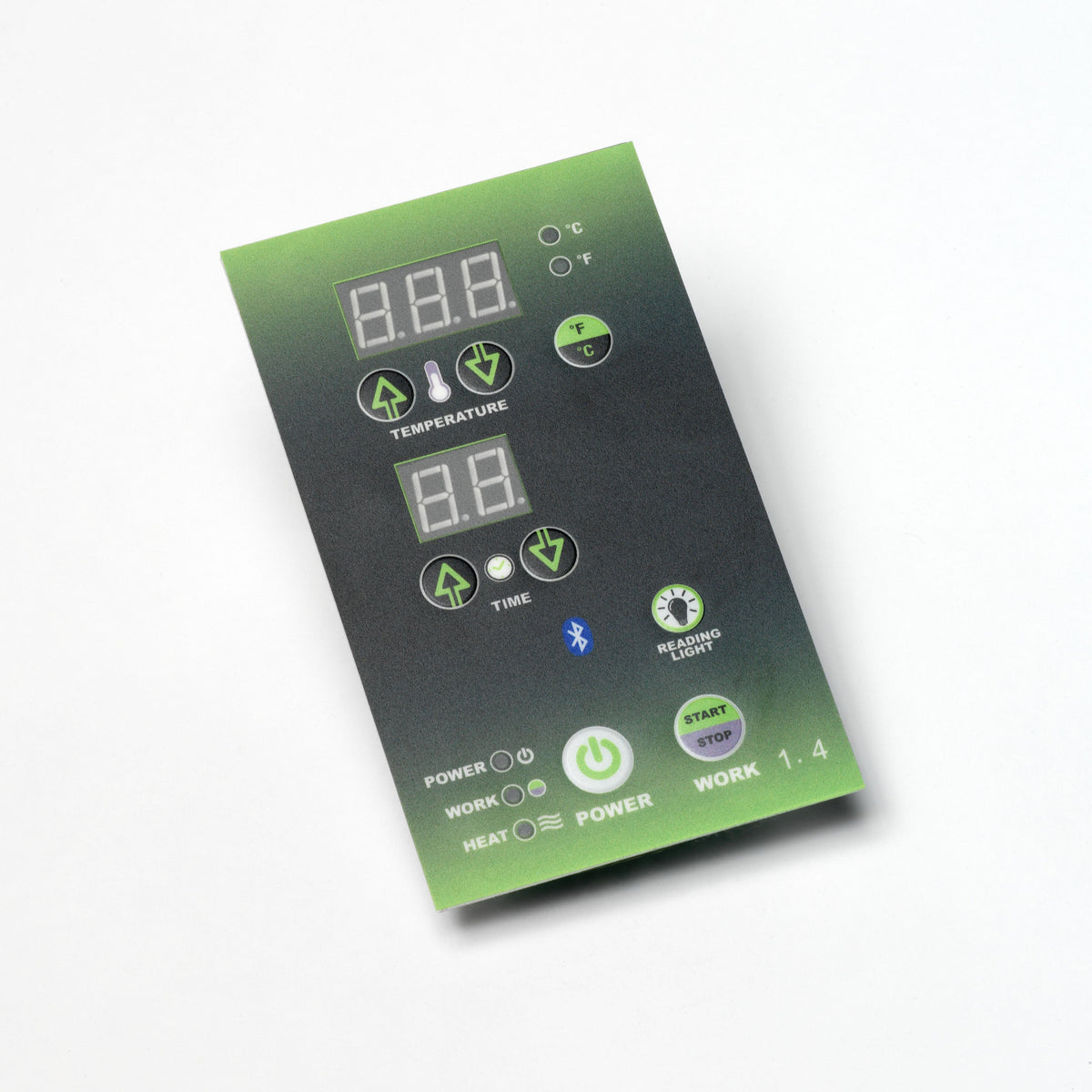 Sauna control panel detail