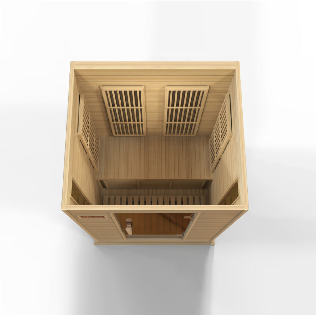 Maxxus 2-Person Low EMF Far Infrared Sauna — Canadian Hemlock — additional manufacturer view