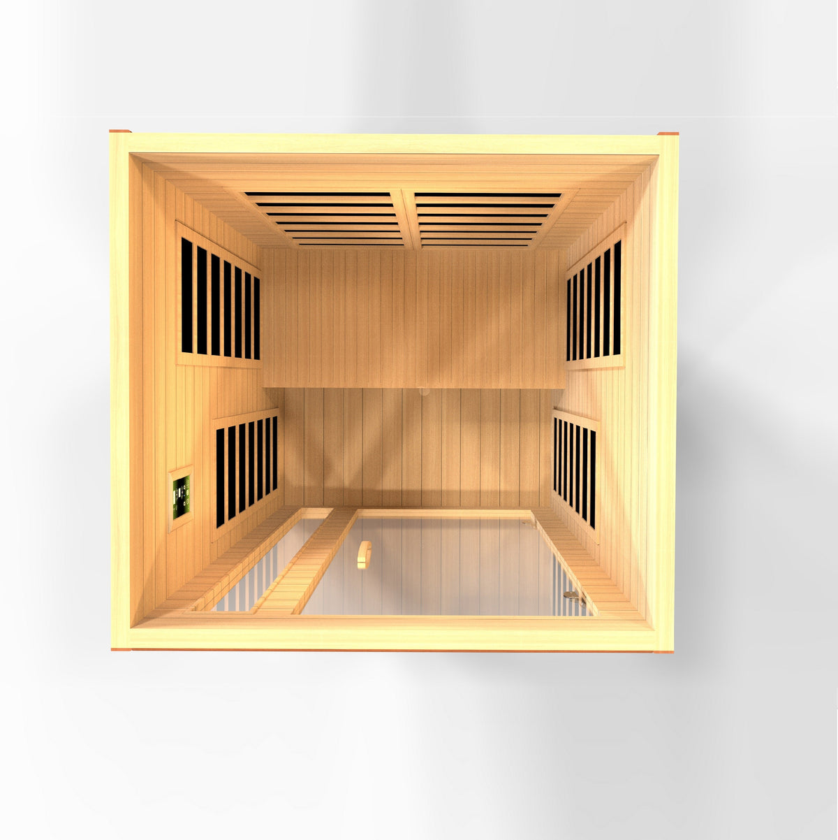 Sauna interior and construction detail