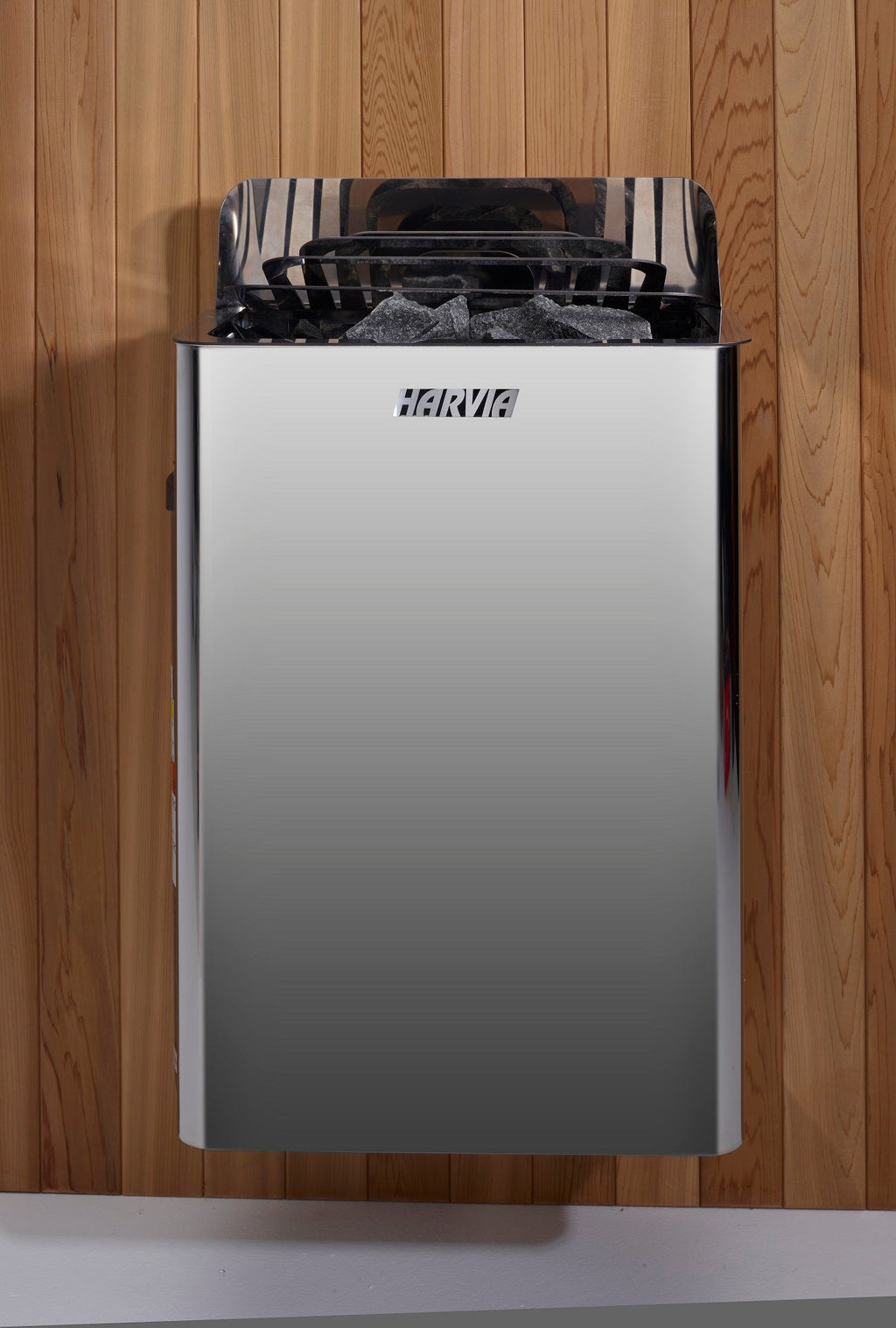 Harvia electric sauna heater detail
