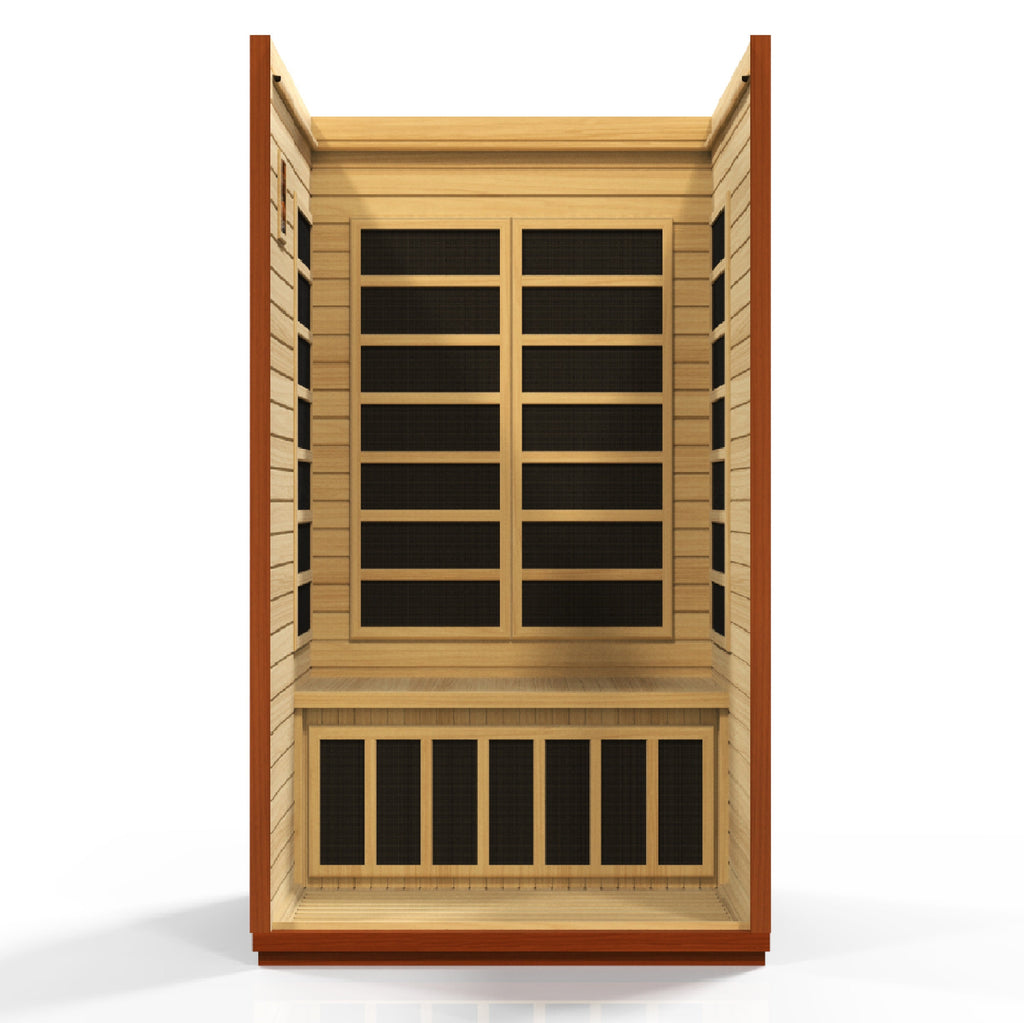 Sauna interior and construction detail