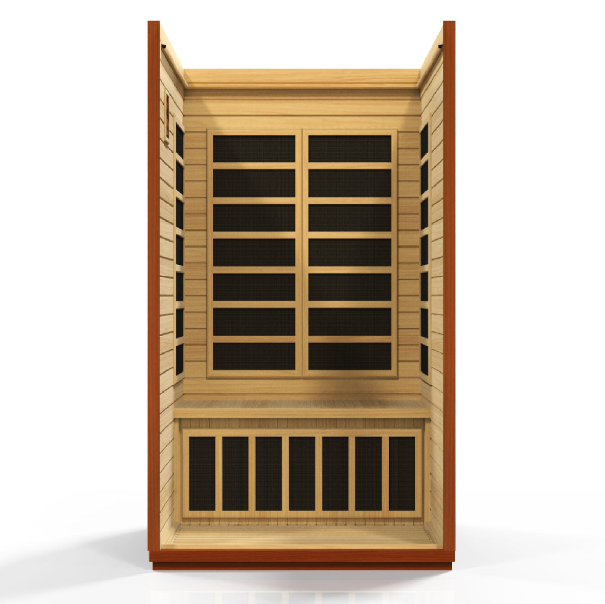 Sauna interior and construction detail