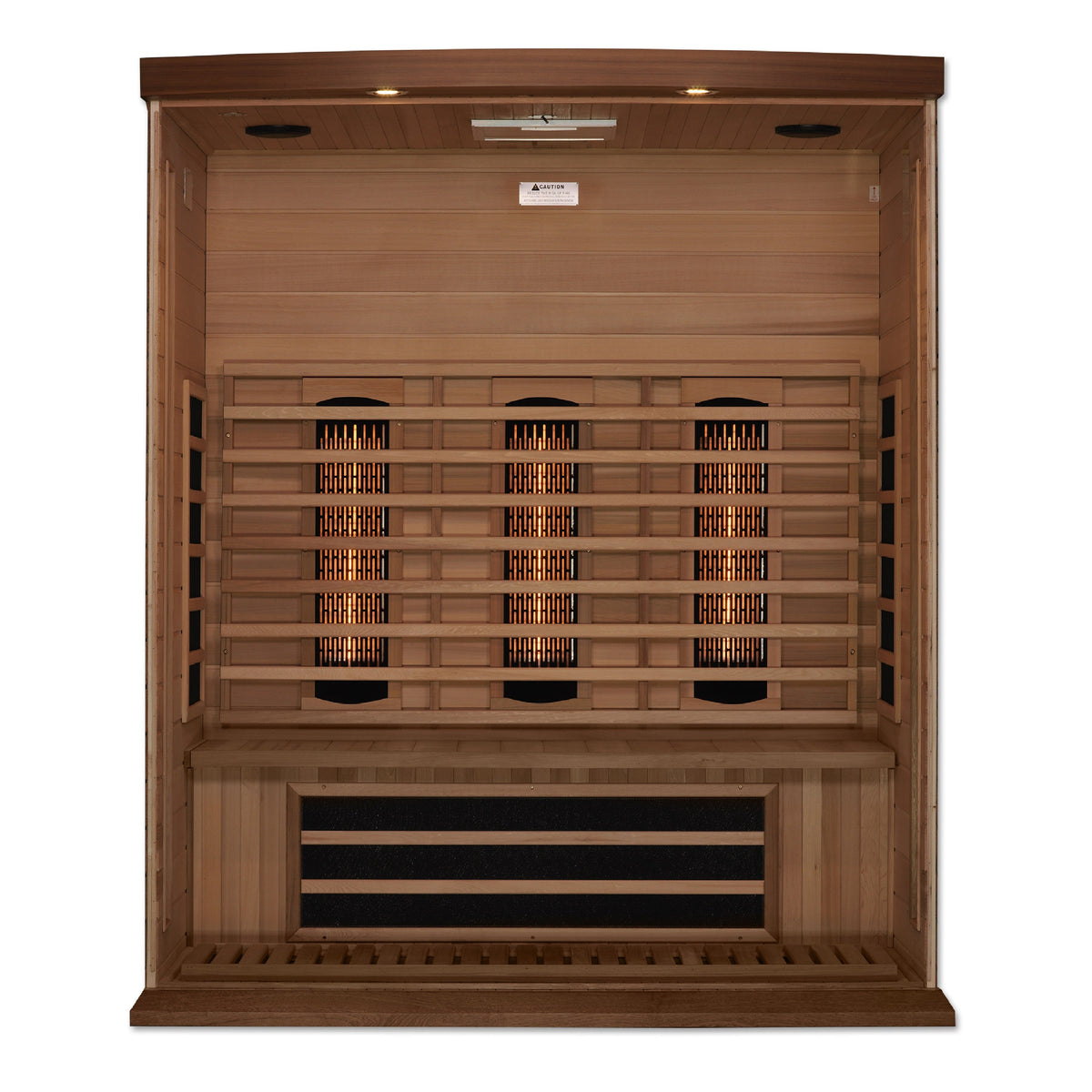 Maxxus 3-Person Full Spectrum Infrared Sauna — Red Cedar — additional manufacturer view