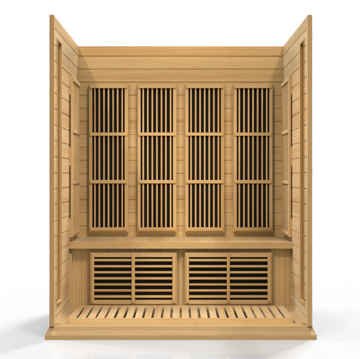 Maxxus 4-Person Low EMF Far Infrared Sauna — Hemlock — additional manufacturer view