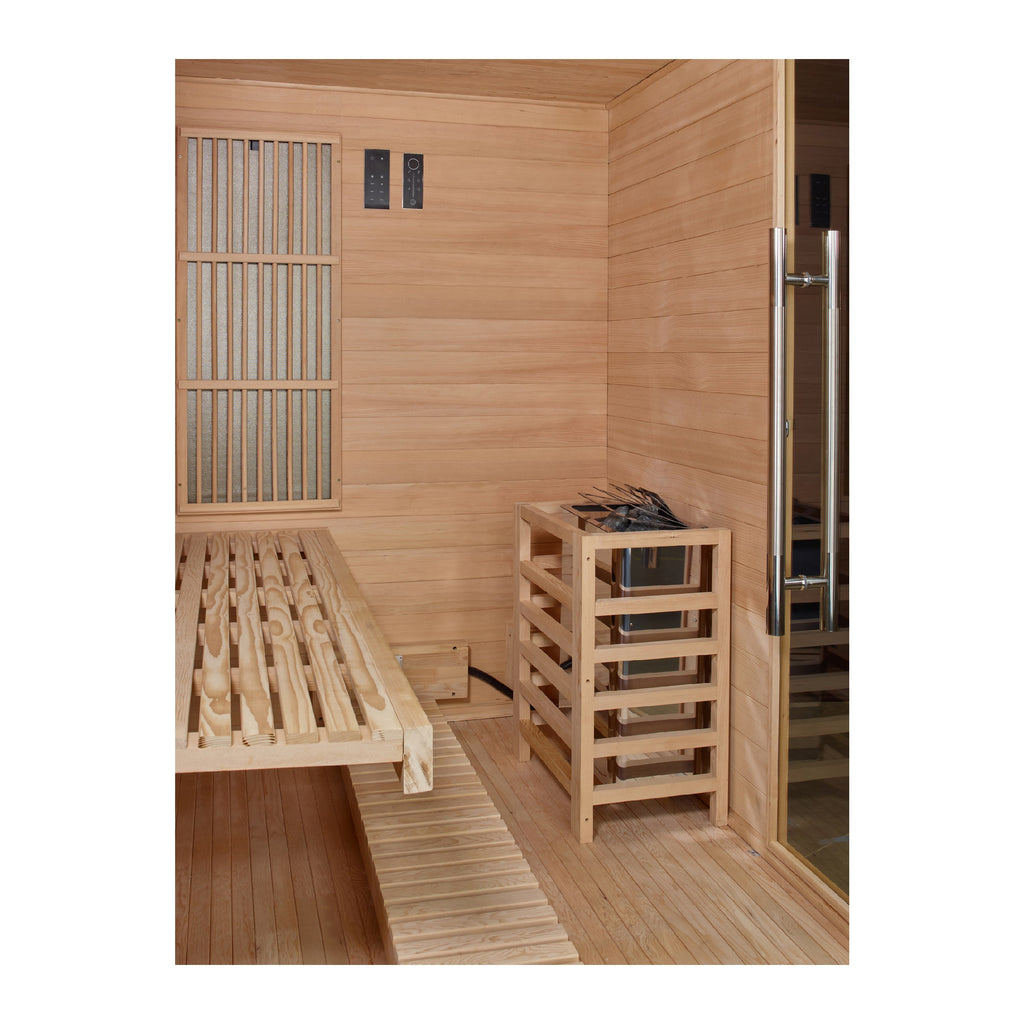 Golden Designs Soria 3-Person Indoor Hybrid Sauna — additional manufacturer view