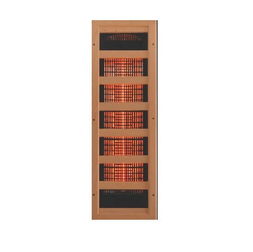 Sauna infrared heating element detail