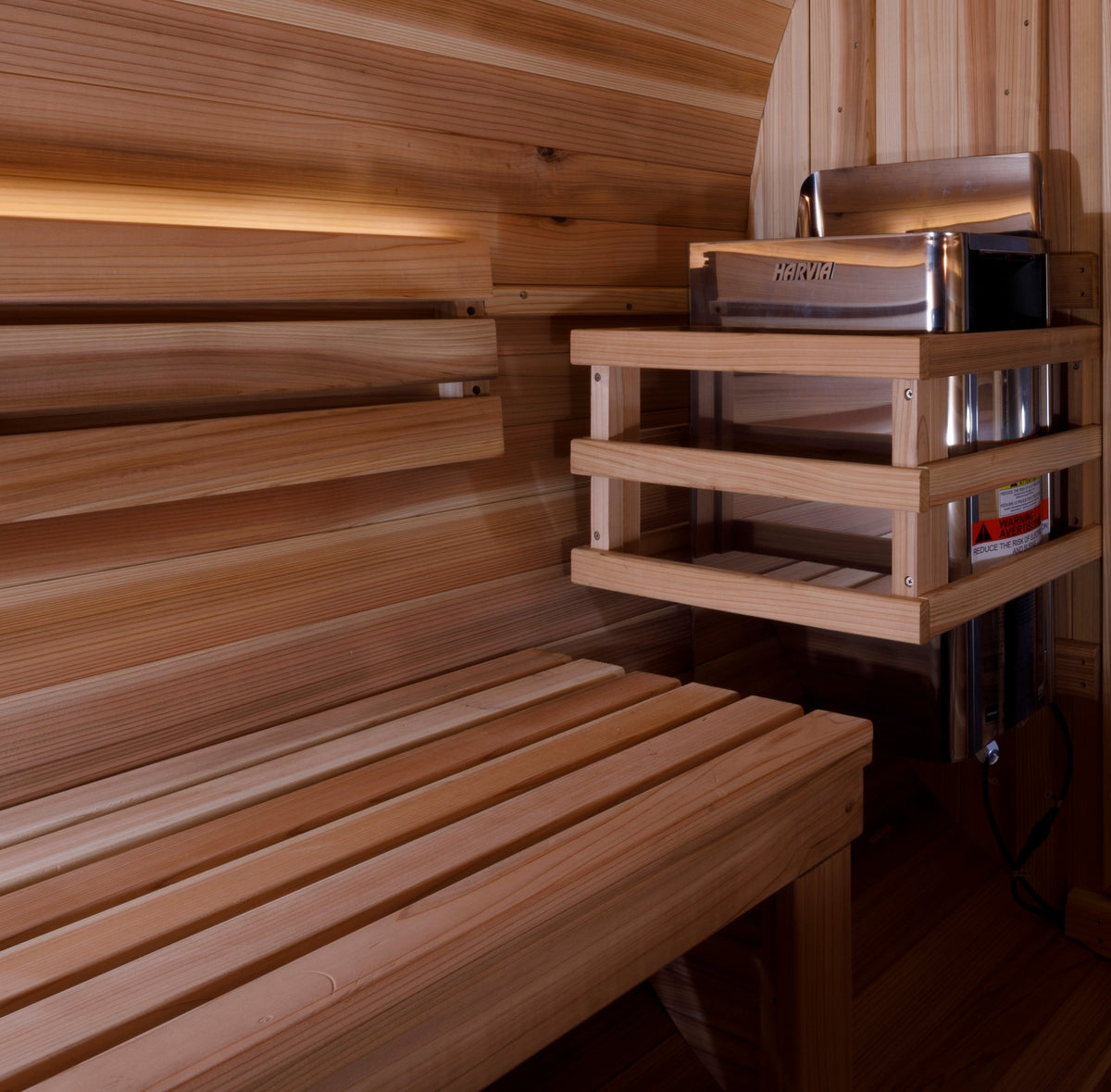 Golden Designs Zurich 4-Person Cedar Barrel Sauna — additional manufacturer view