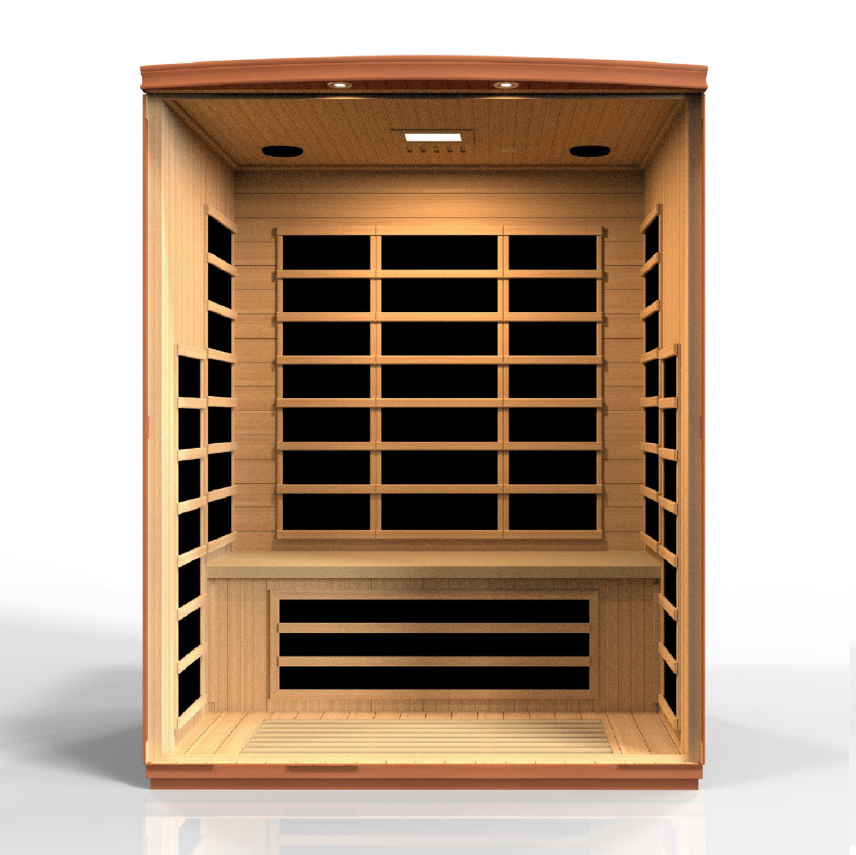 Sauna interior and construction detail
