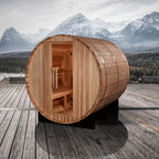 Golden Designs Arosa 4-Person Cedar Barrel Sauna — additional manufacturer view