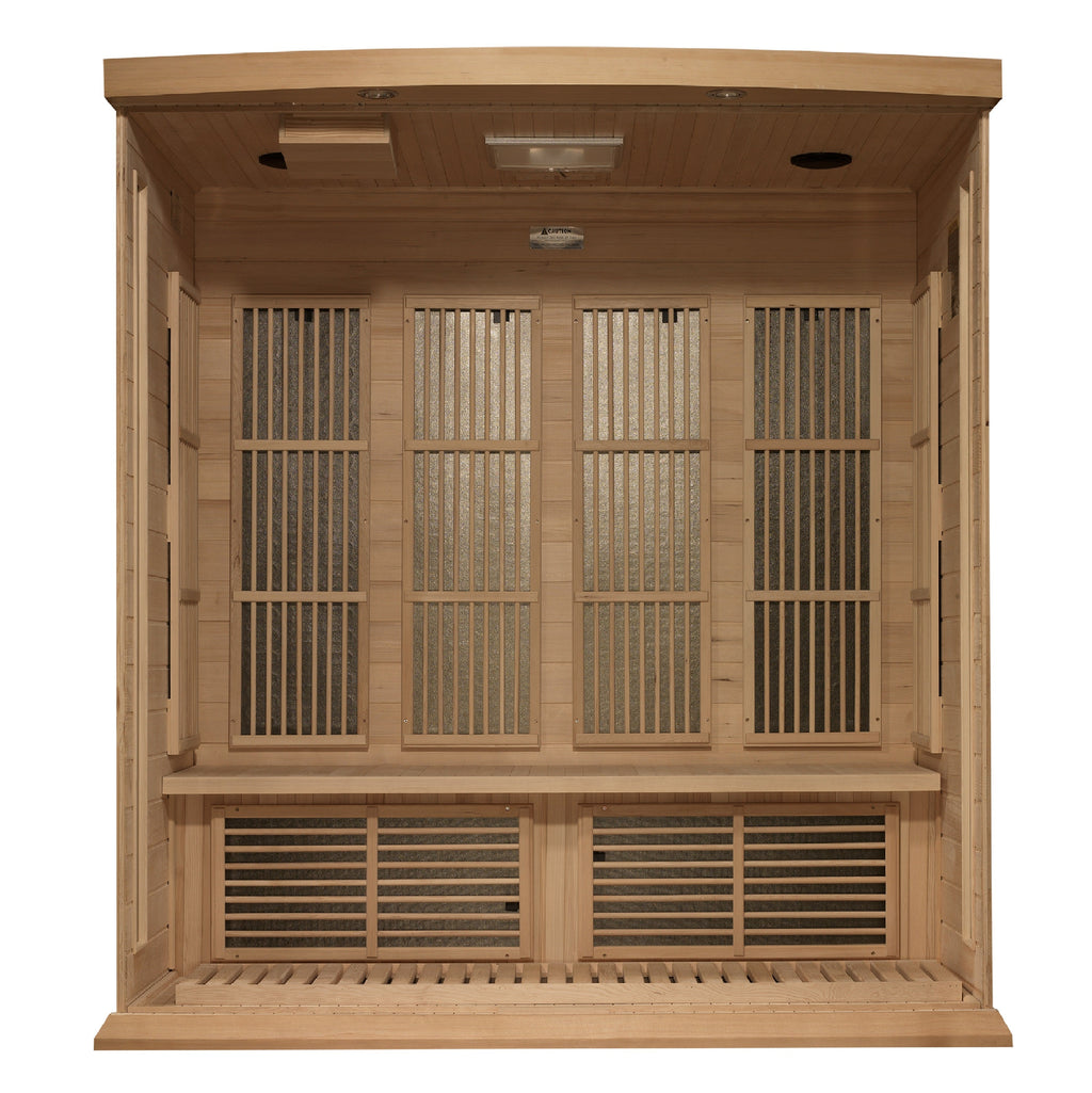 Maxxus 4-Person Near Zero EMF Infrared Sauna — Hemlock — additional manufacturer view