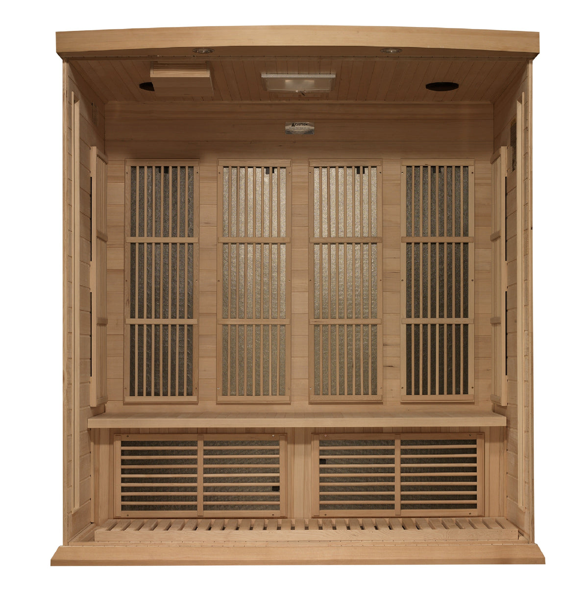 Maxxus 4-Person Near Zero EMF Infrared Sauna — Hemlock — additional manufacturer view