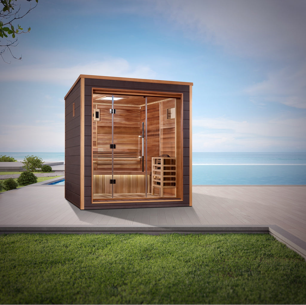 Golden Designs Drammen 3-Person Traditional Outdoor Sauna — additional manufacturer view