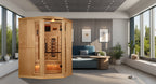 Golden Designs 3-Person Corner Full Spectrum Sauna with Himalayan Salt Bars — additional manufacturer view