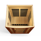 Sauna interior and construction detail