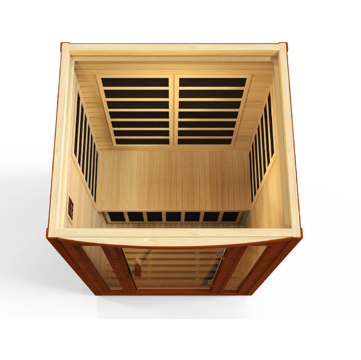 Sauna interior and construction detail