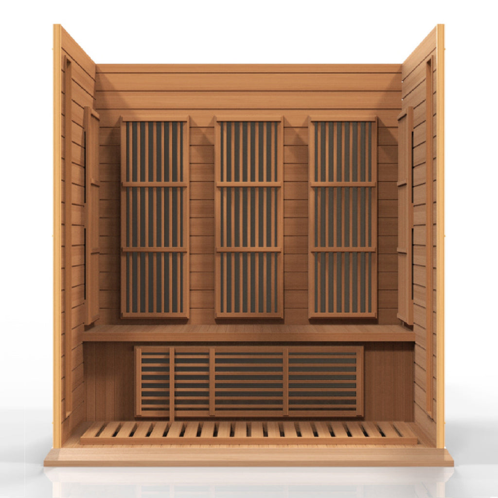 Sauna interior and construction detail