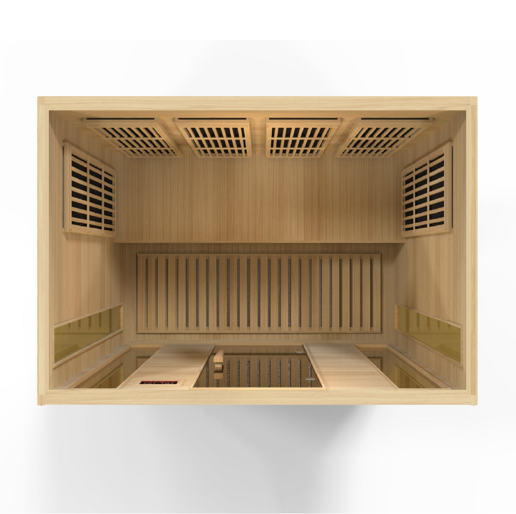 Maxxus 4-Person Low EMF Far Infrared Sauna — Hemlock — additional manufacturer view