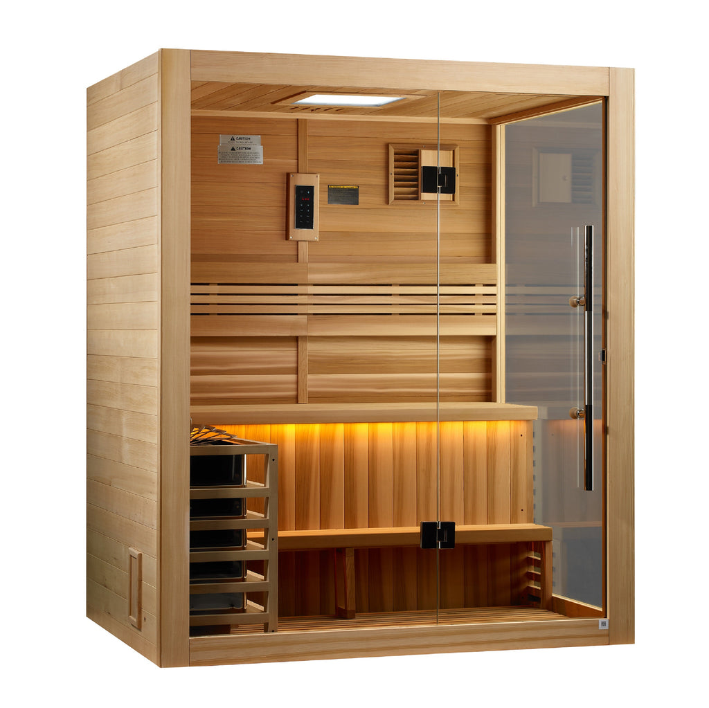 Golden Designs Hanko 2-Person Traditional Sauna — product view
