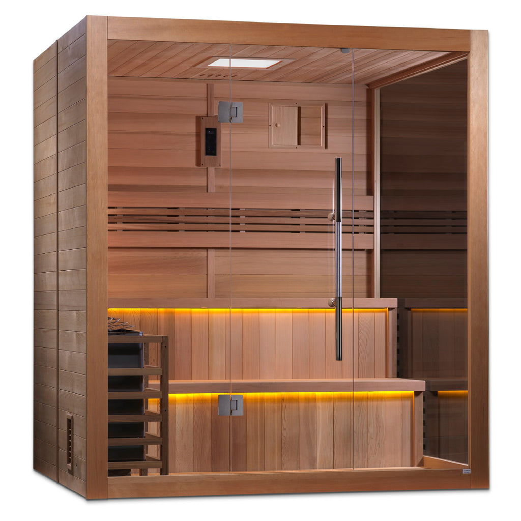 Golden Designs Kuusamo 6-Person Traditional Sauna — product view