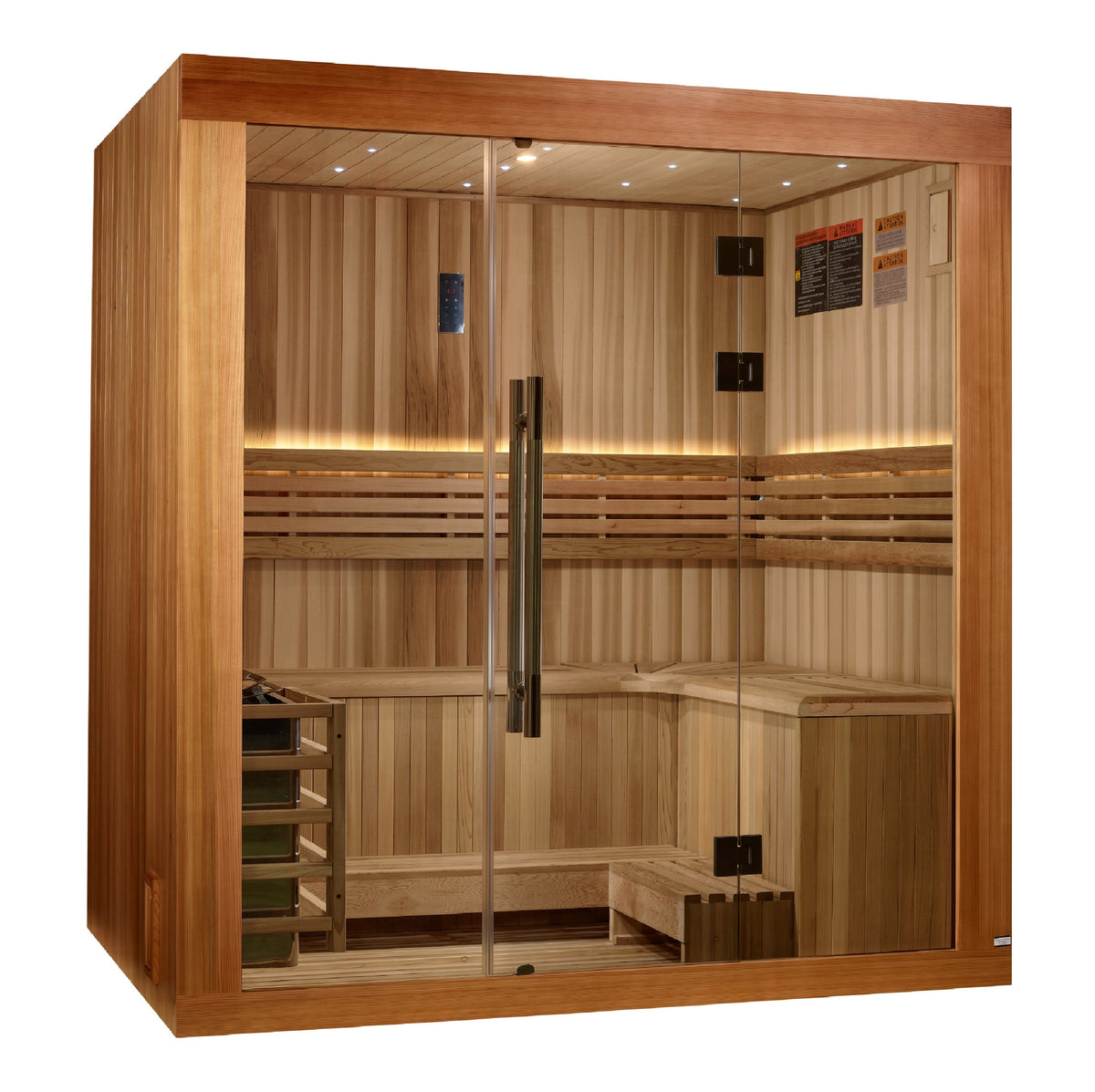 Golden Designs Copenhagen 3-Person Traditional Sauna — product view