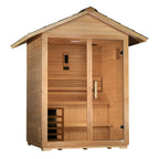 Golden Designs Arlberg 3-Person Traditional Outdoor Sauna — product view