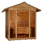 Golden Designs Vorarlberg 5-Person Traditional Outdoor Sauna — Pitched Roof — product view
