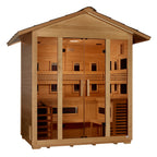 Golden Designs Gargellen 5-Person Hybrid Outdoor Sauna — Pitched Roof — product view