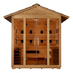 Golden Designs Gargellen 5-Person Hybrid Outdoor Sauna — Pitched Roof — additional view 2