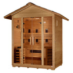 Golden Designs Gargellen 5-Person Hybrid Outdoor Sauna — Pitched Roof — additional view 3