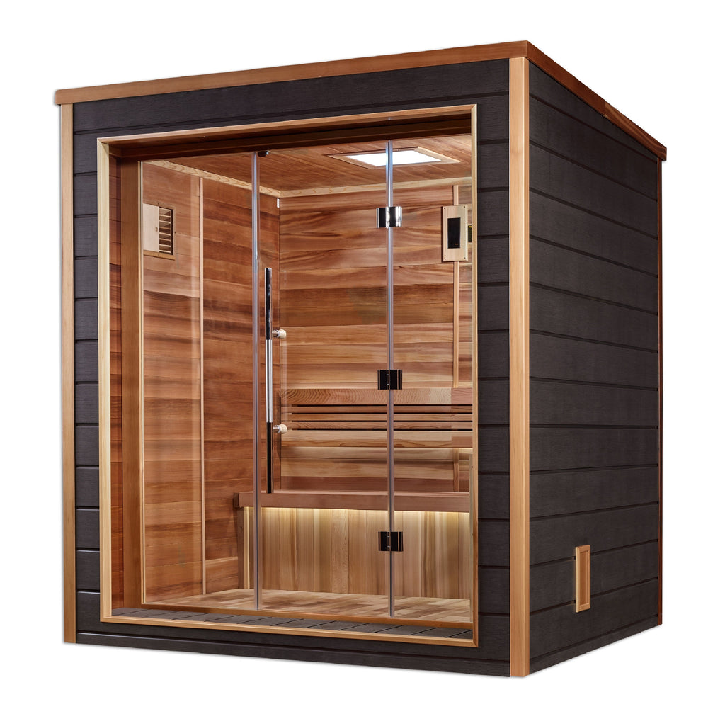 Golden Designs Drammen 3-Person Traditional Outdoor Sauna — additional view 2