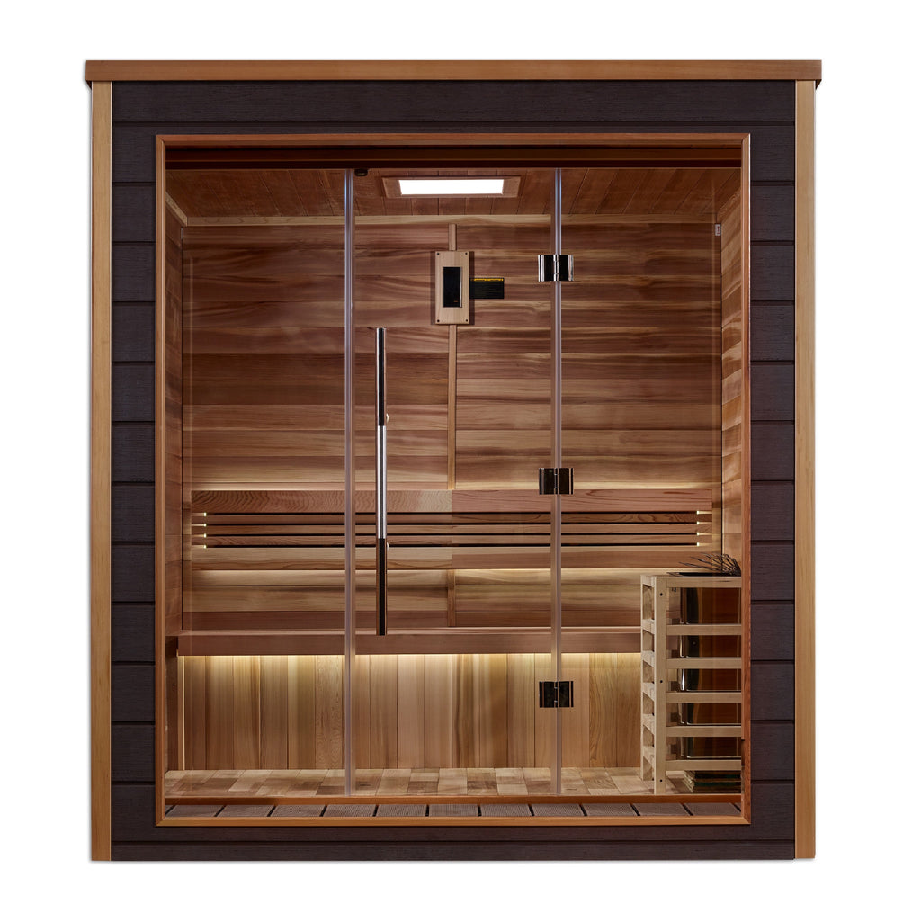 Golden Designs Drammen 3-Person Traditional Outdoor Sauna — additional view 3