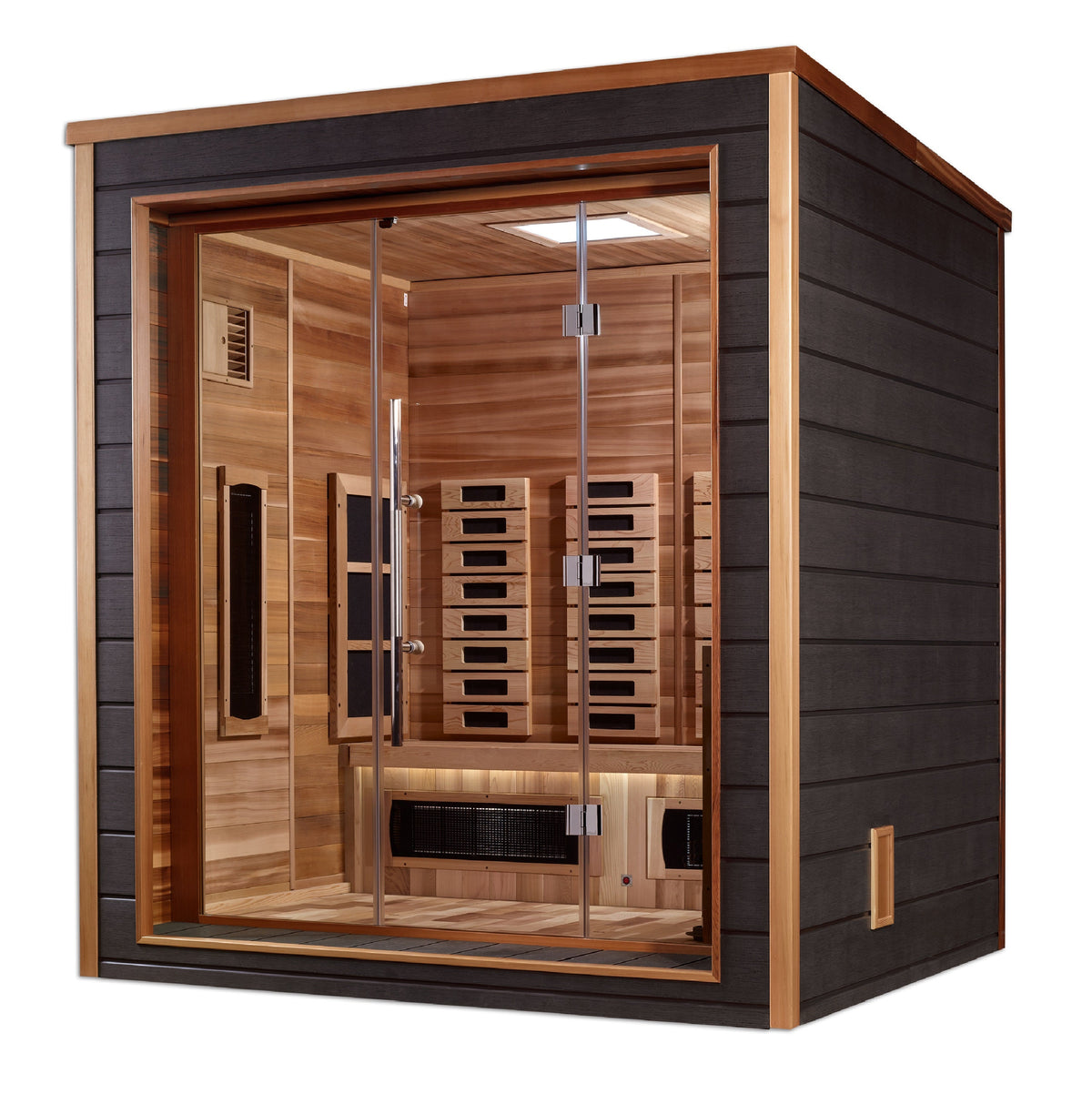 Golden Designs Visby 3-Person Hybrid Outdoor Sauna — additional view 2