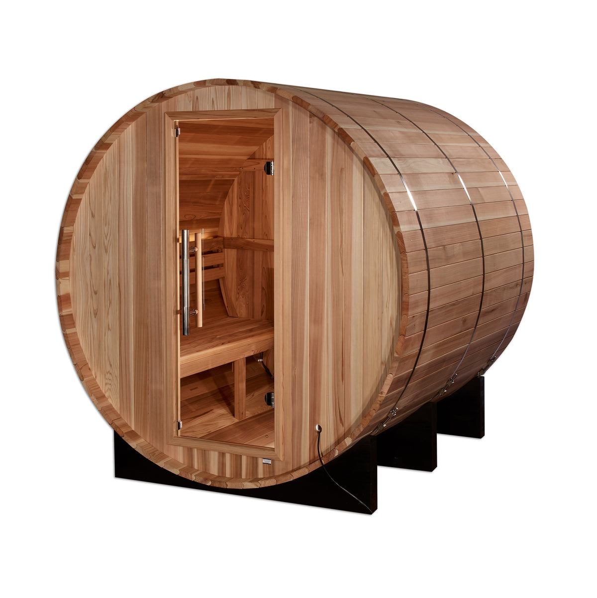 Golden Designs Arosa 4-Person Cedar Barrel Sauna — product view