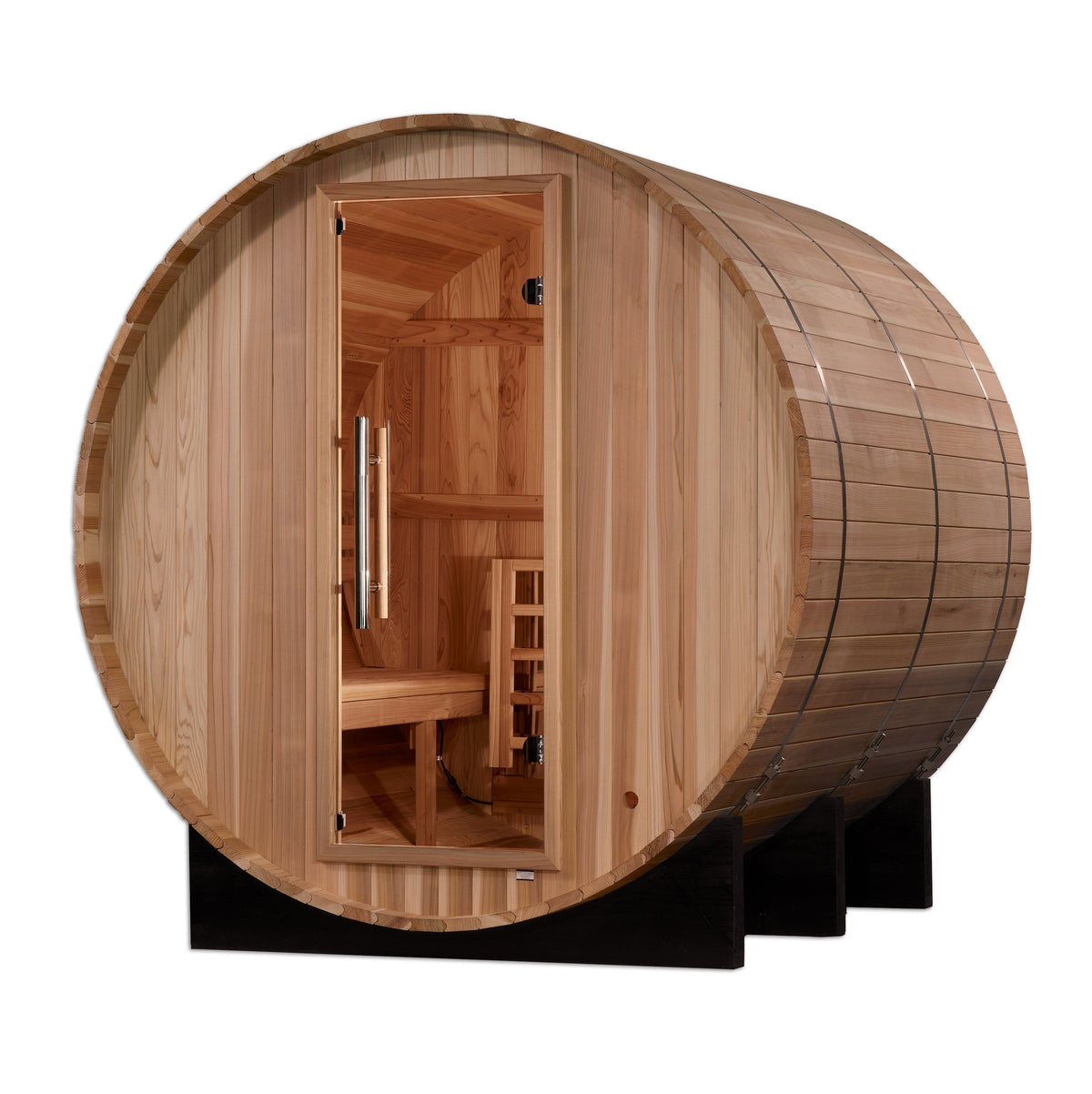 Golden Designs Arosa 4-Person Cedar Barrel Sauna — additional view 2
