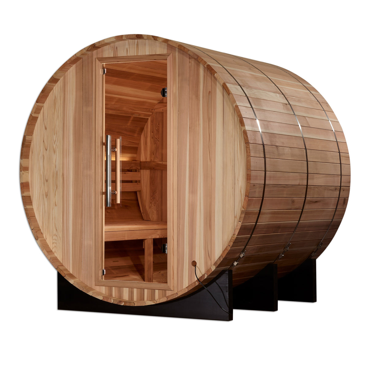 Golden Designs Arosa 4-Person Cedar Barrel Sauna — additional view 3