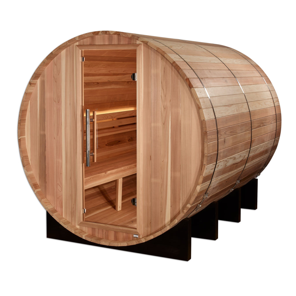 Golden Designs Klosters 6-Person Cedar Barrel Sauna — product view