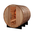 Golden Designs Zurich 4-Person Cedar Barrel Sauna — product view