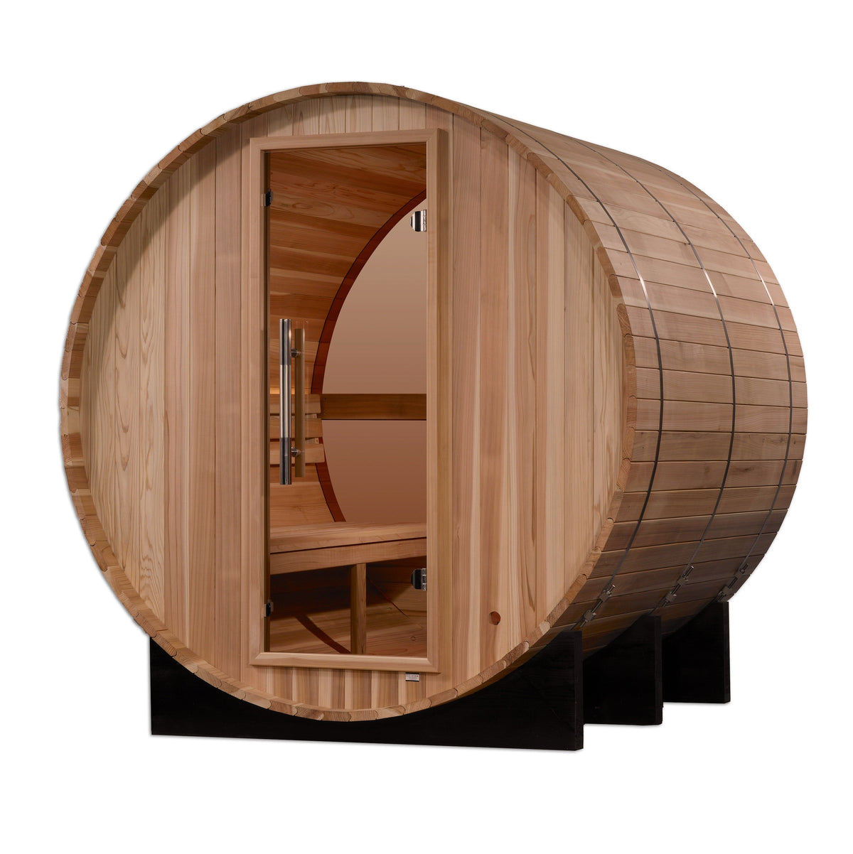 Golden Designs Zurich 4-Person Cedar Barrel Sauna — additional view 3