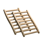 Canadian Hemlock S-shaped backrests; select a 2-pack or 3-pack