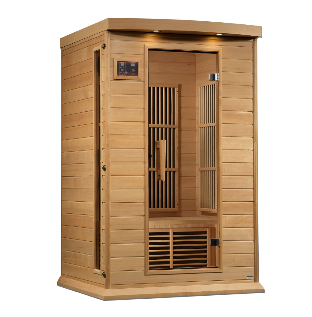 Maxxus 2-Person Near Zero EMF Infrared Sauna — Hemlock — product view